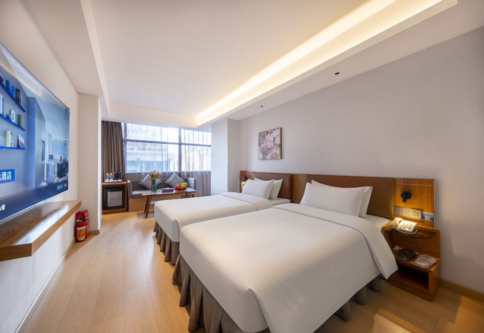 Insail Hotels Dongshankou Subway Station GuangzhouWelcome Business Twin Room