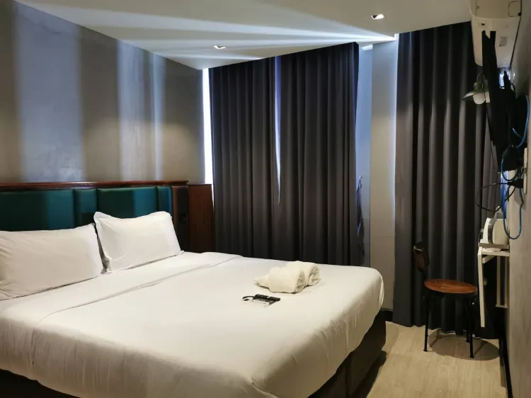 ห้องมาตรฐานพร้อมเตียงขนาดคิงไซส์มีห้องน้ำส่วนตัว