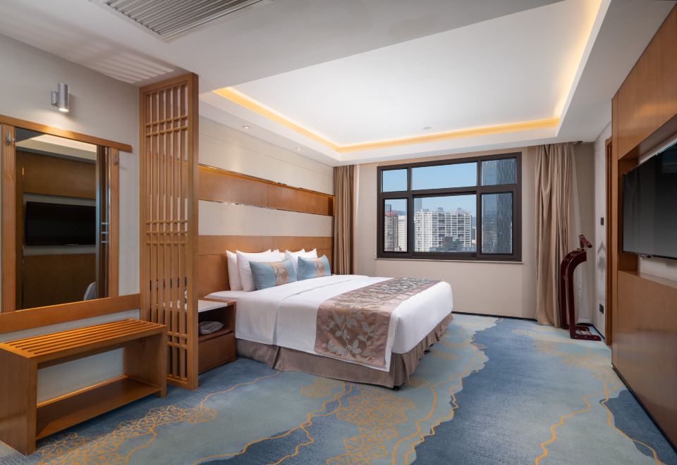 景观套房「直瞰城市地标+一室一厅奢阔空间+私享浴缸」