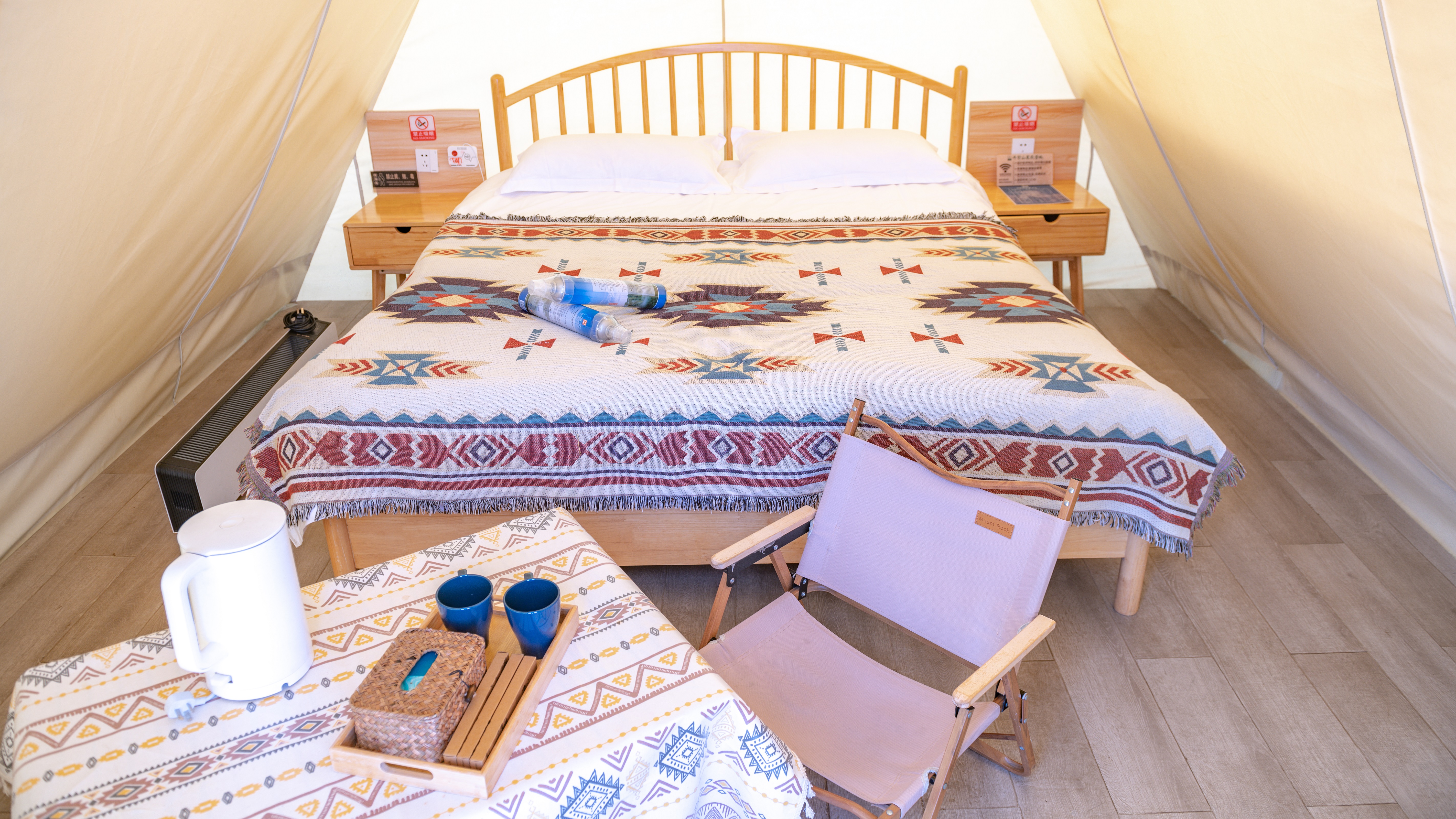 观山野奢日落-三角帐篷大床房-含制氧机（公衞）