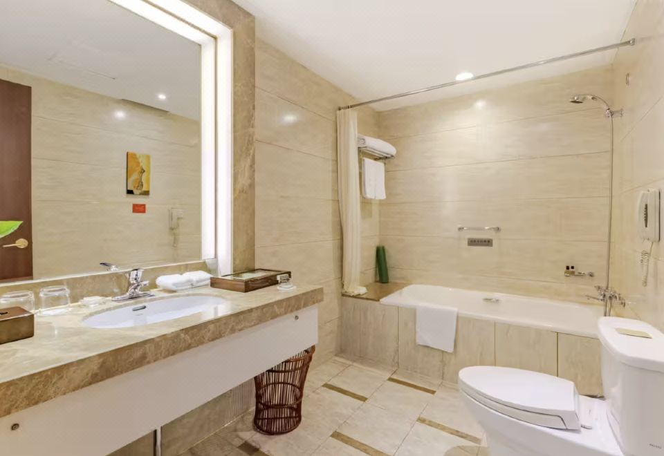 豪华空气清新圆床房