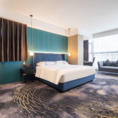 樂芙大床房（全語音智能操控+愛奇藝VIP影片+落地玻璃全景外觀） 湛江樂芙·設計酒店優惠