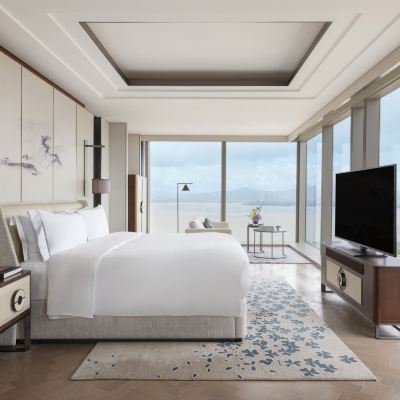 尊貴海景開放式套房-270度全景深圳灣海景 深圳鵬瑞萊佛士酒店優惠