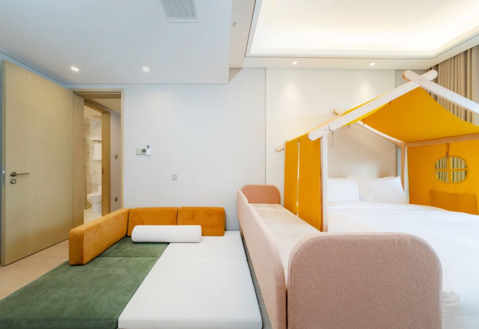 瘋狂的孩子家庭套房丨浴缸丨洗烘一體機丨冰箱