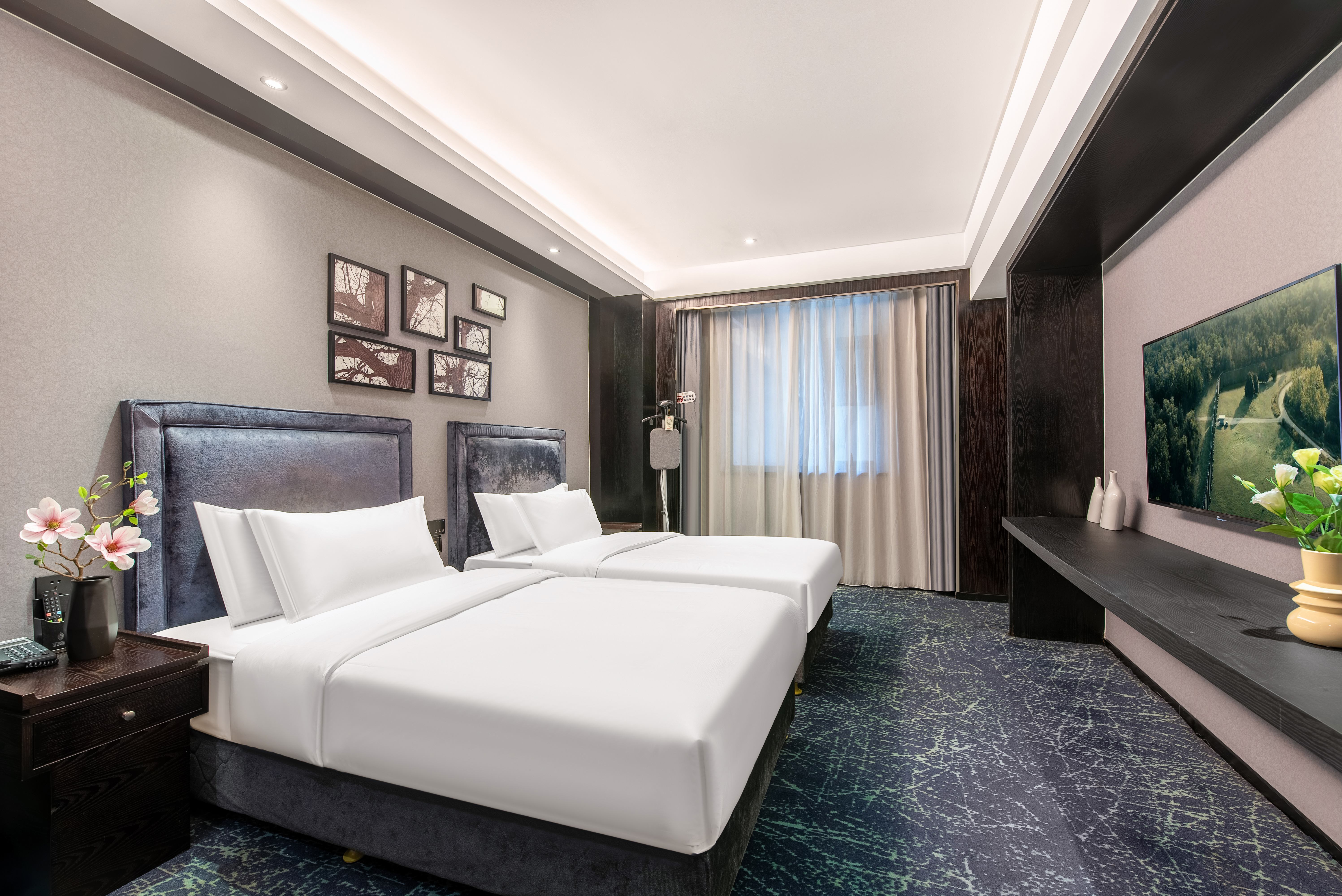 B型双床房【小度全智能客控+轻奢沙发+Minibar】