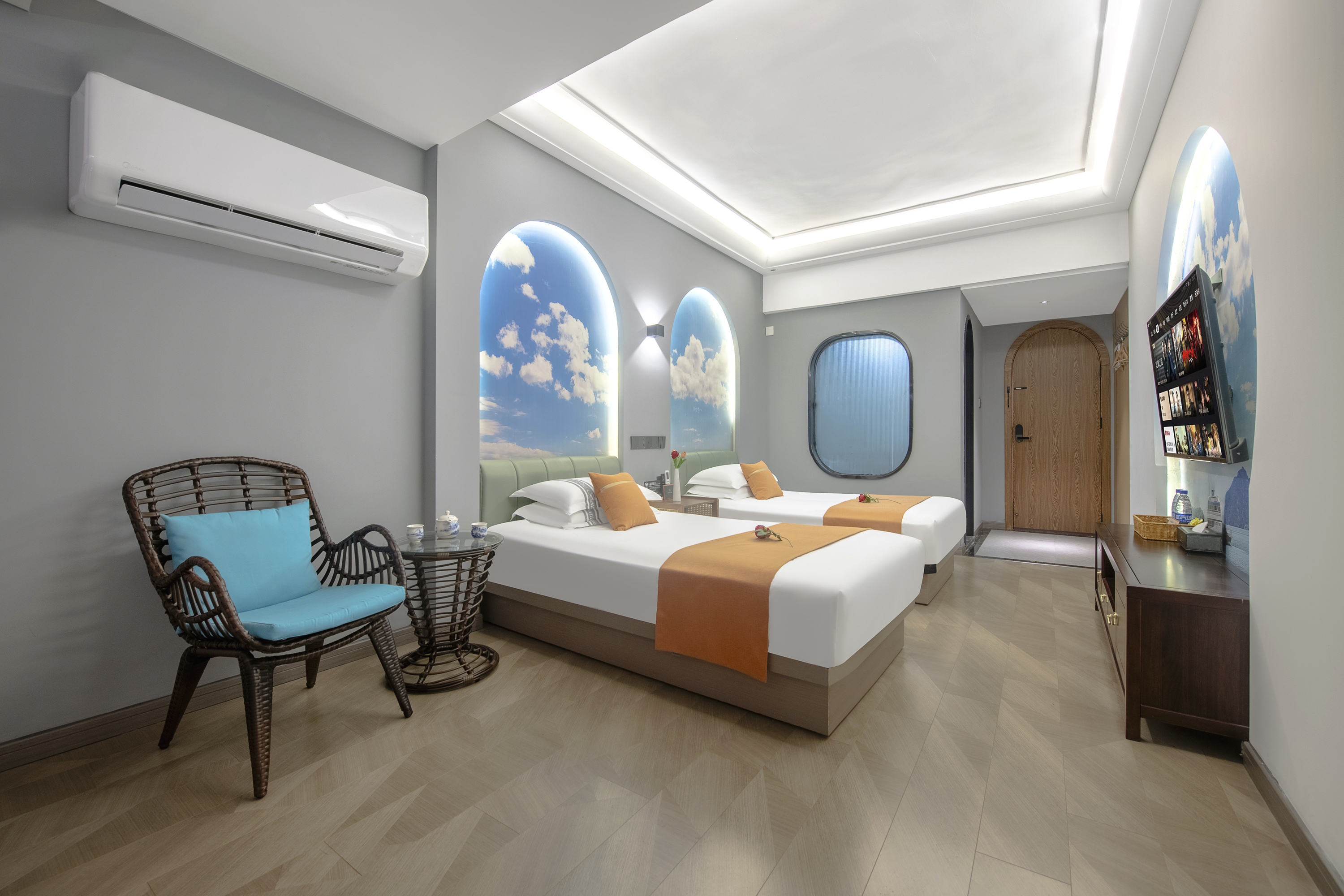 山景｜露台双床房【观景露台+休闲茶座】