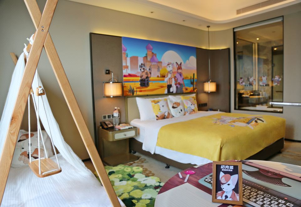 神探迈克狐亲子主题房（沉浸剧本体验+小童帐蓬床）