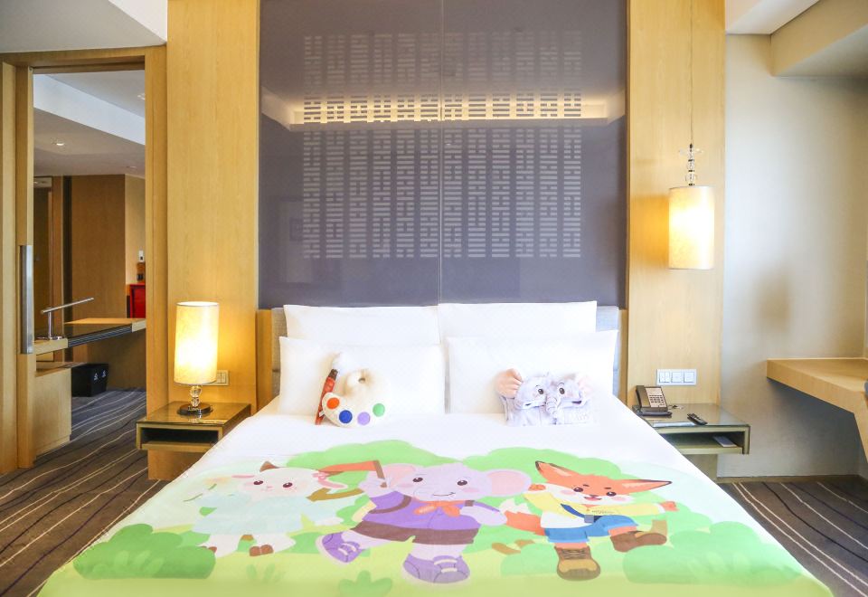 诺亚的丛林探险主题亲子房