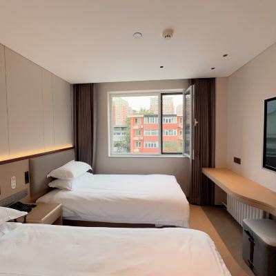 精選雙床（智能客控+小冰箱） 和家賓館（北京清華店）優惠