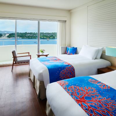 雙床經典珊瑚樓層海景房 ANA萬座海濱洲際飯店優惠