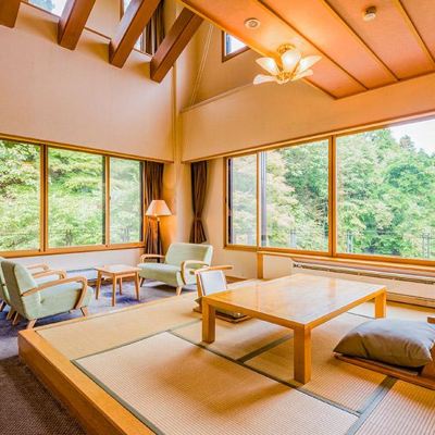 【禁煙】スーペリア和洋室メゾネットツイン内風呂あり
 大江戸温泉物語 伊香保 クーポン