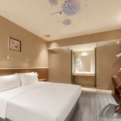 嵐嵐丨臻選大床房「新風系統+高清電視」 金花之星飯店（江漢路步行街江灘店）優惠