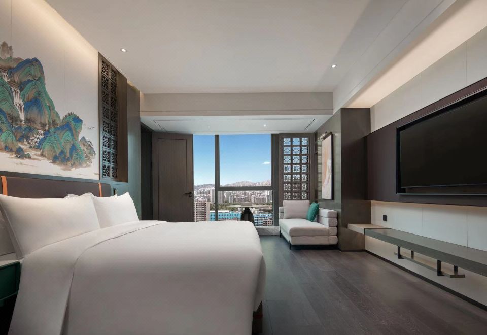 花園豪華套房【270°全景落地窗+超大會客廳】