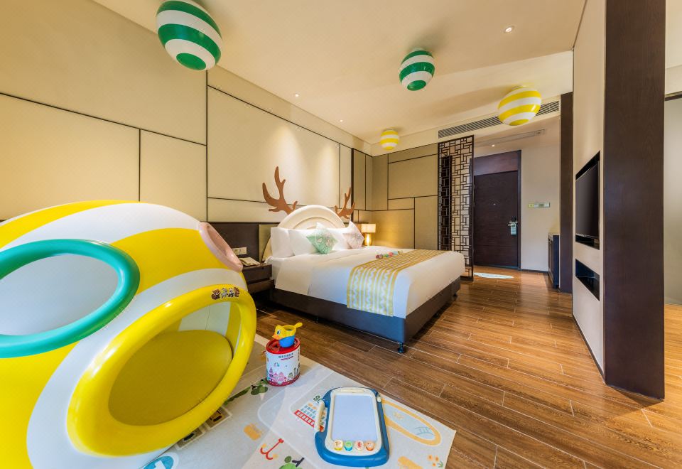 负氧离子糖果飞屋亲子大床房