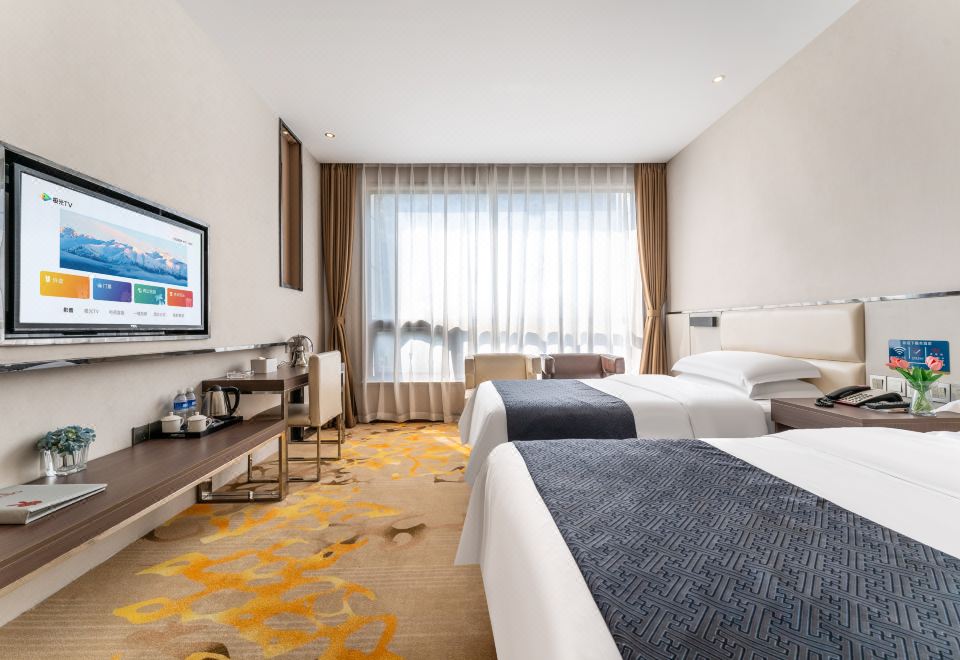 Hello Hotel (Chengdu Shuangliu International Airport) Deluxe Twin Room