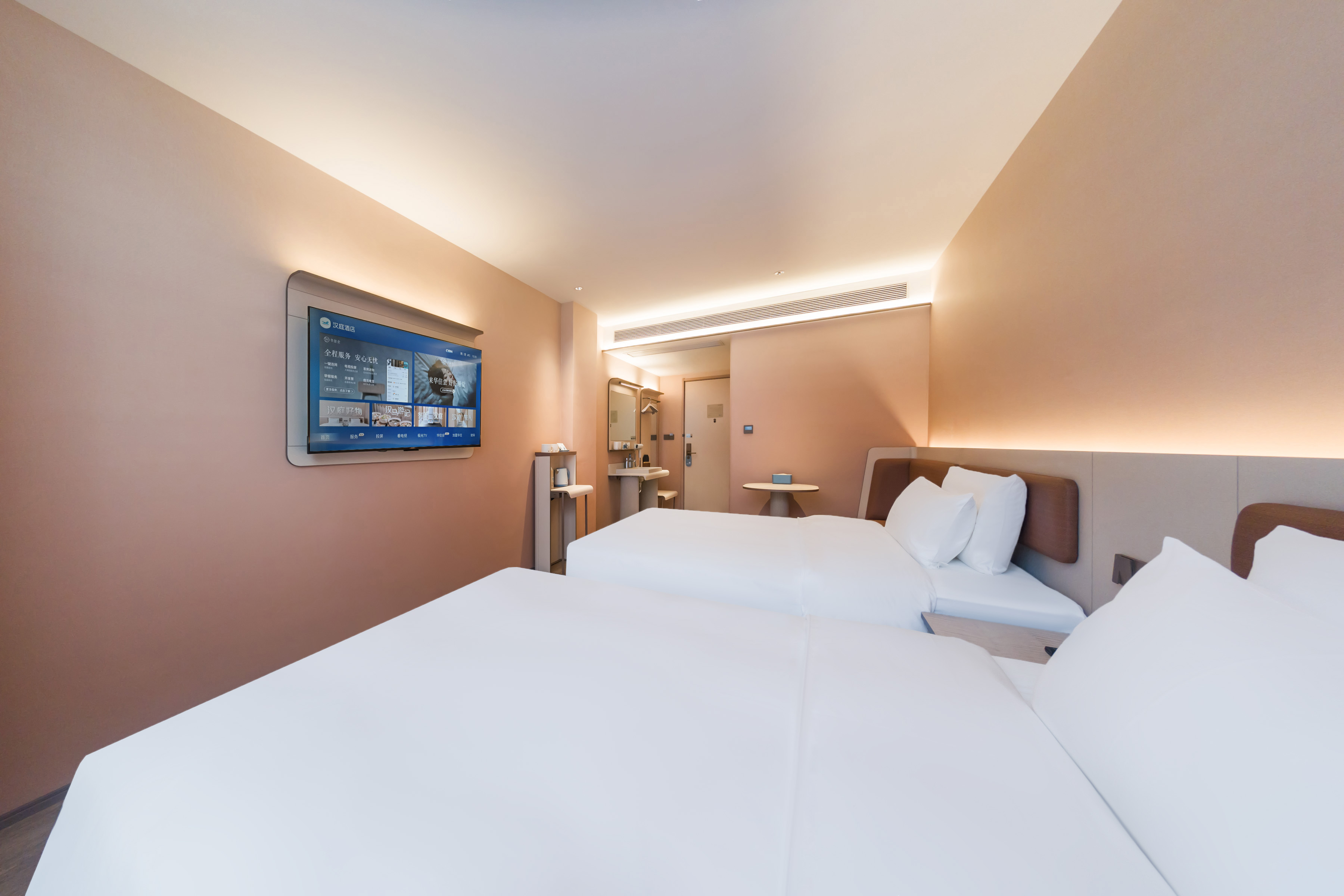 商务双床房（落地窗+舒压床垫+智能马桶）