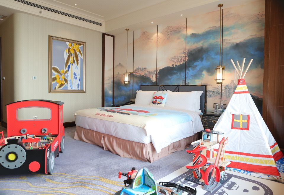 Hape火车轨道主题房