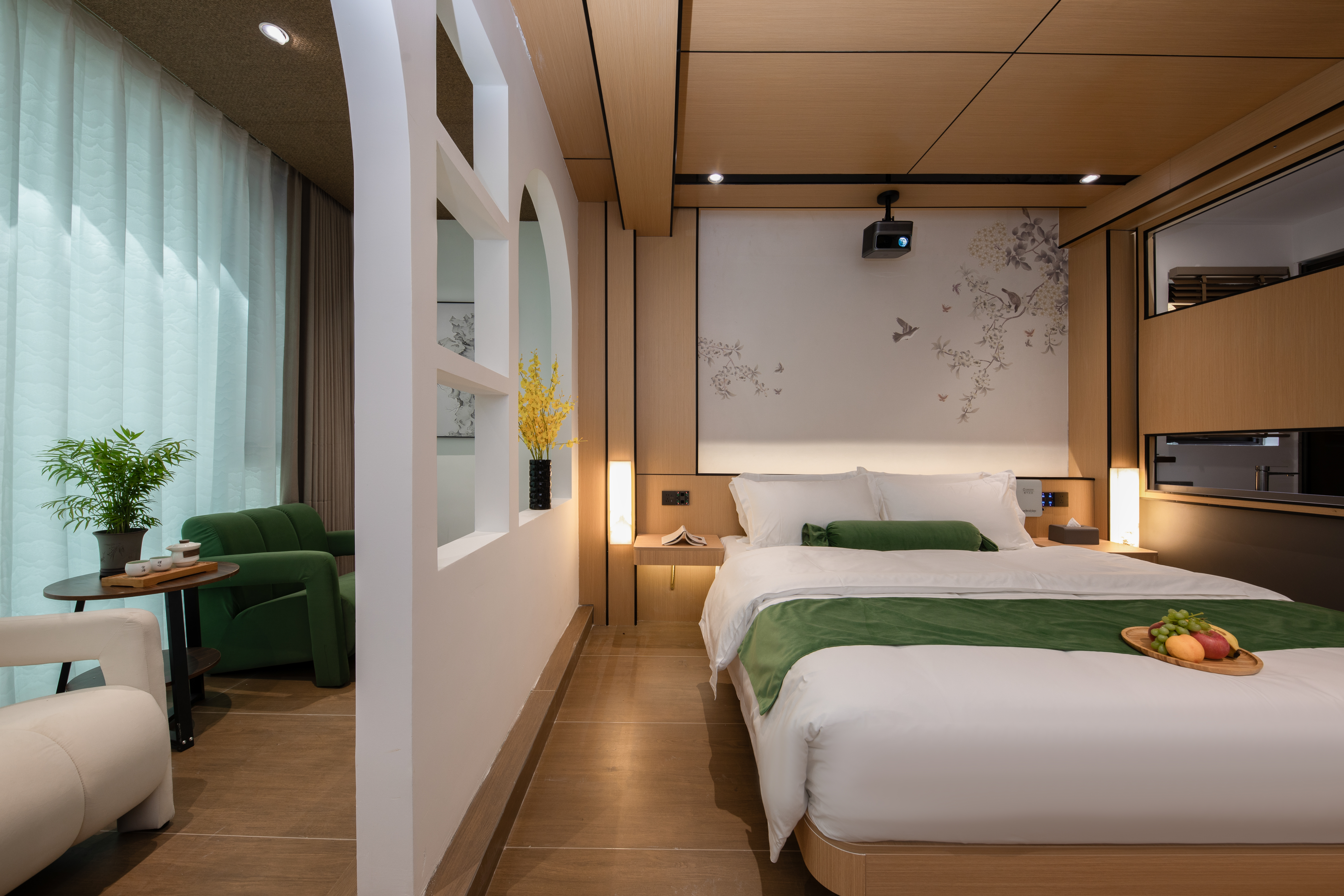 砚语·Yanu丨大床房【弥漫供氧+智能客控+地暖】