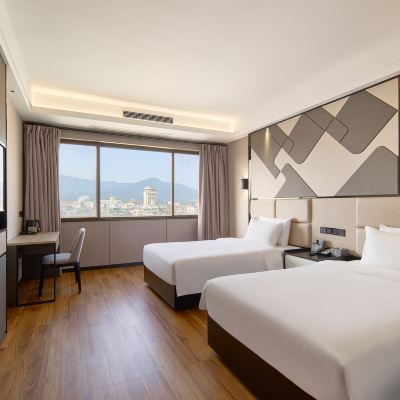 非繁高級雙床房【闊景觀+賽諾透氣枕+星級深睡床墊】 非繁城品酒店·新會步行街店優惠