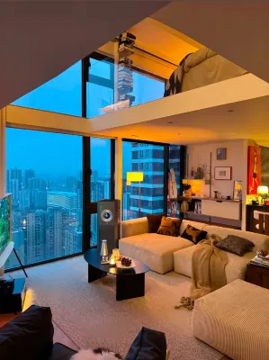 Aodo LOFT Cinema Apartment (Chaoyang West Lake Wanda Joy City Branch) Hoteles en 