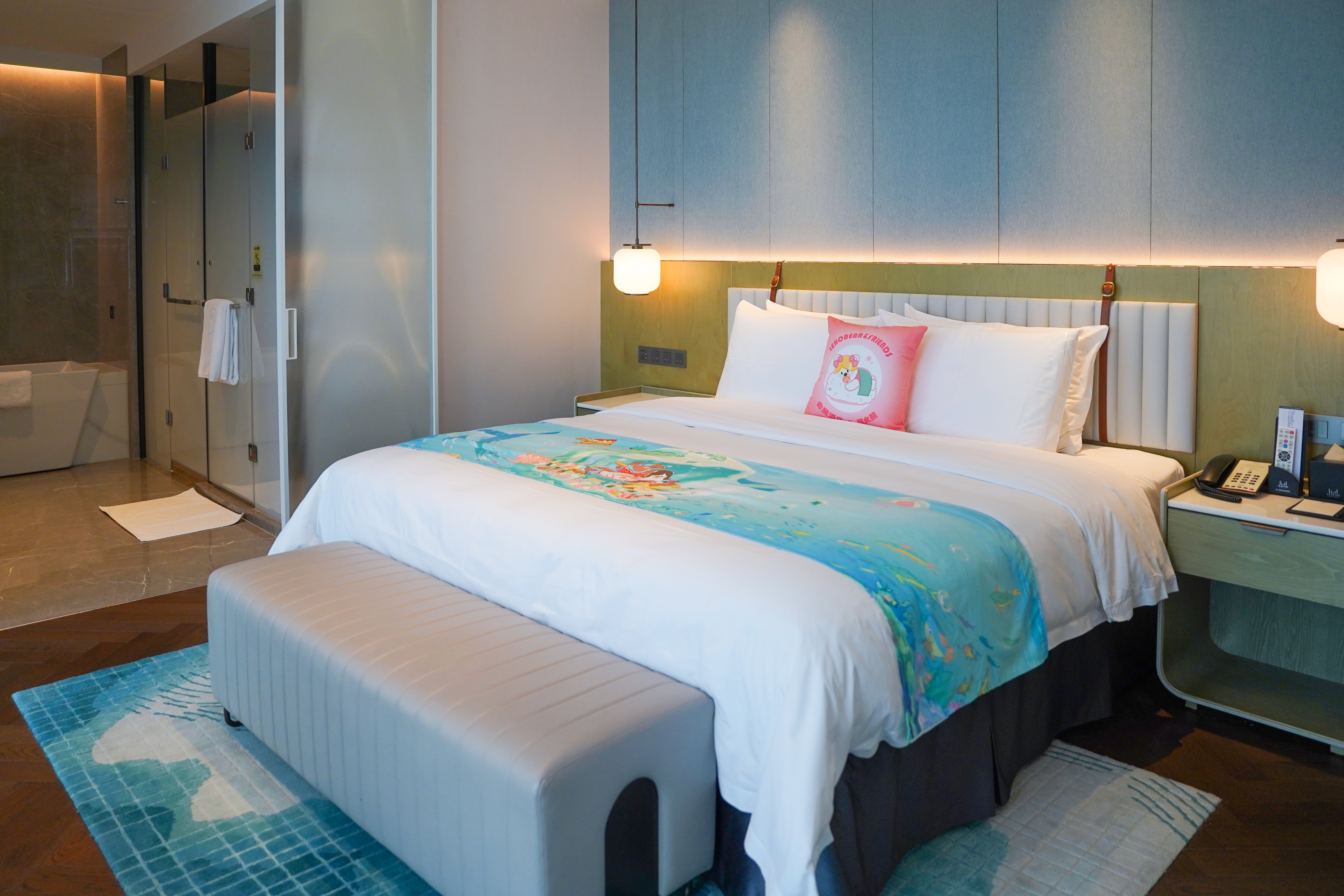 豪华海景家庭套房