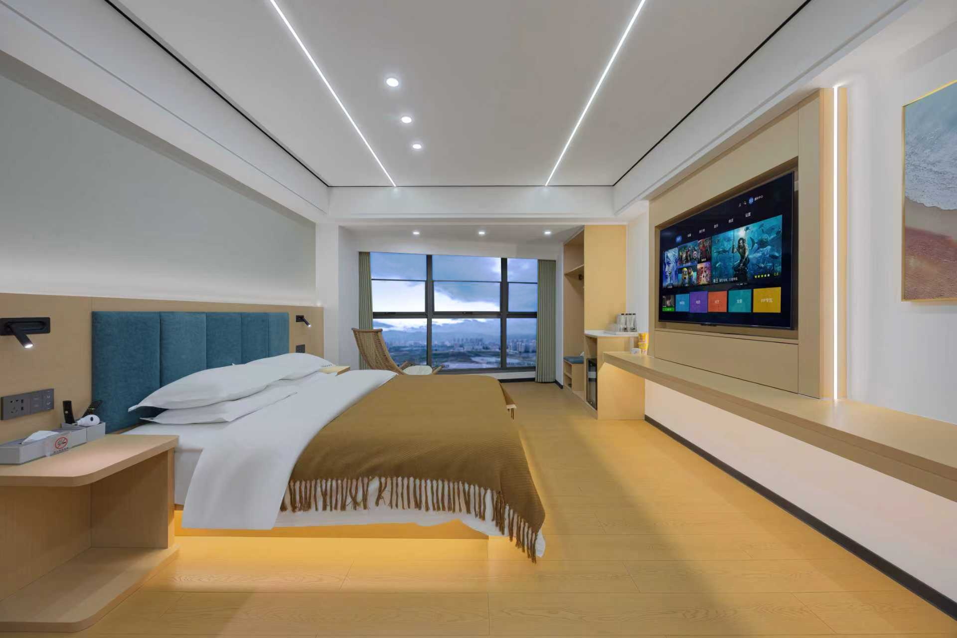 高空观澜套房（静赏万家灯火+定制静眠床品+小冰箱+智能马桶）