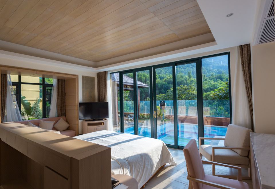 别墅大床房-独立洗手间-慕思寝具