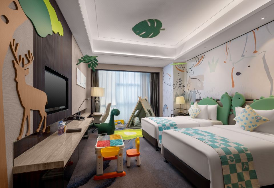 梦游XIAN境主题双床房（森系帐篷）