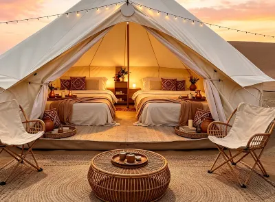 Moshang Xingchen • Desert Luxury Stargazing Campsite Hotel di 