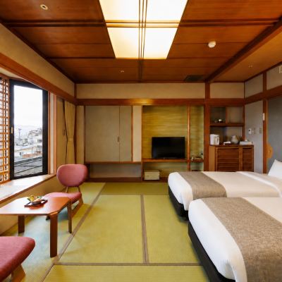 【スタンダード】 和モダンツインルーム 滝の湯 クーポン