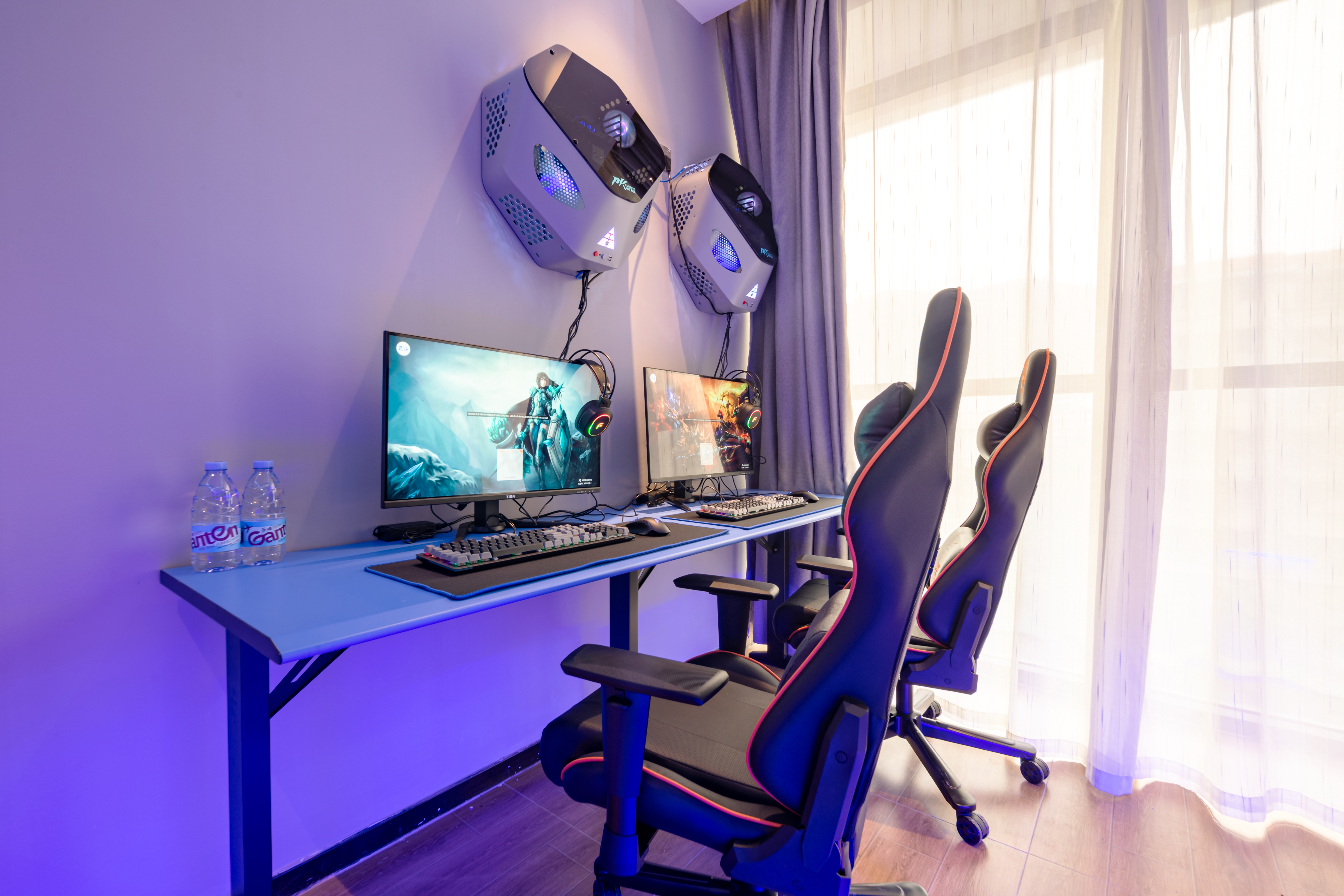 PK e-sports hotel (Xiamen International Convention and Exhibition Center)奢华电竞双床房[RTX3080Ti+32G+i5-12490+27寸2K+M2-240G网吧特权]