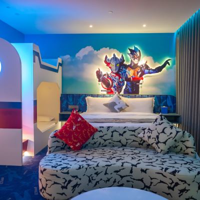 跨越星際主題連通房 上海海昌奧特曼主題飯店優惠