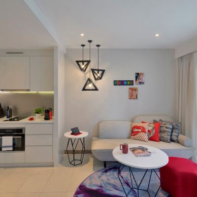 豪華一臥室房 新加坡奧克伍德開放式公寓飯店優惠