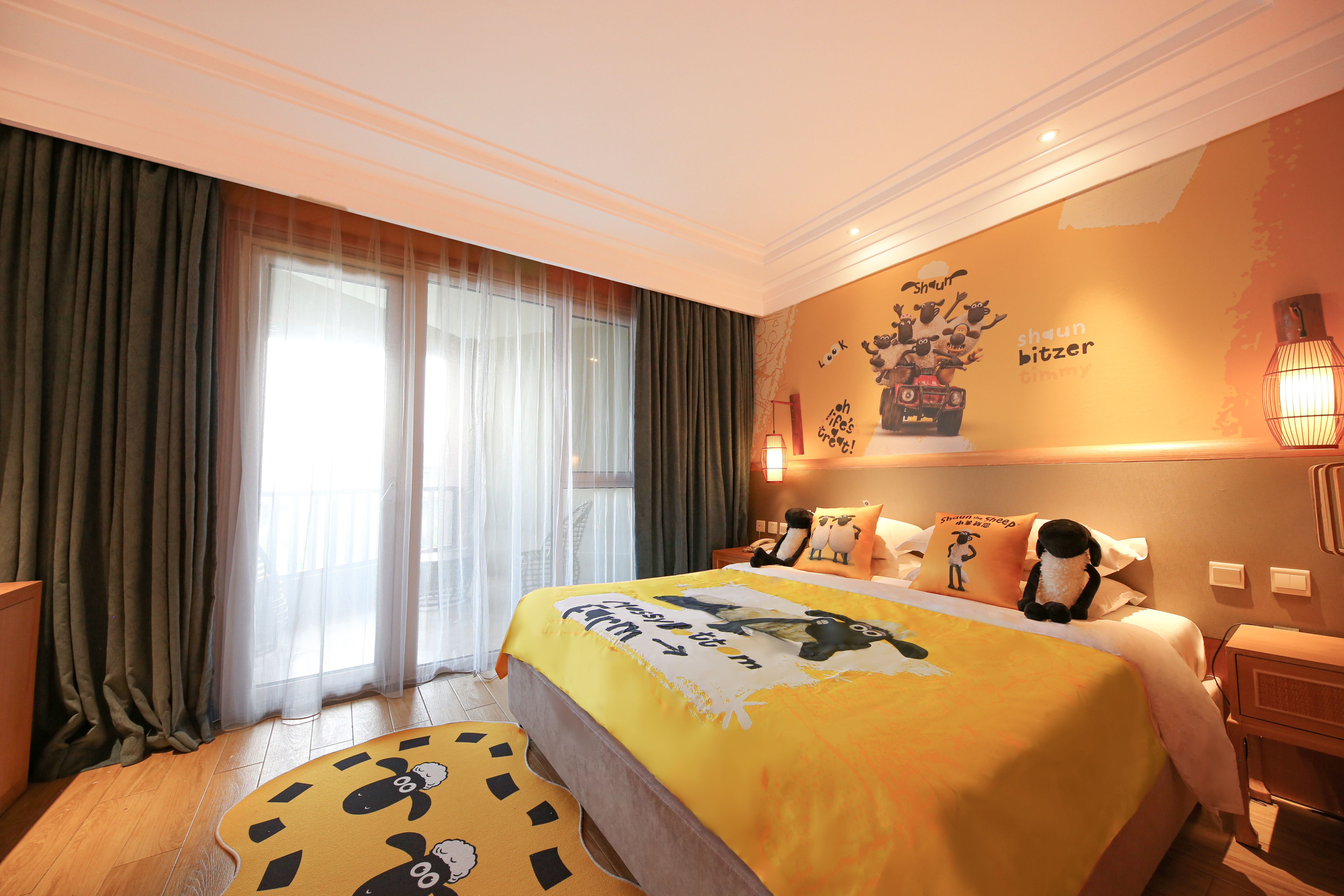 小羊肖恩舒适观海大床房