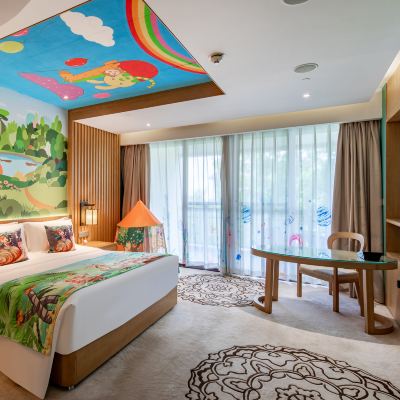 森林主題親子大床房 西安臨潼悅椿溫泉飯店優惠