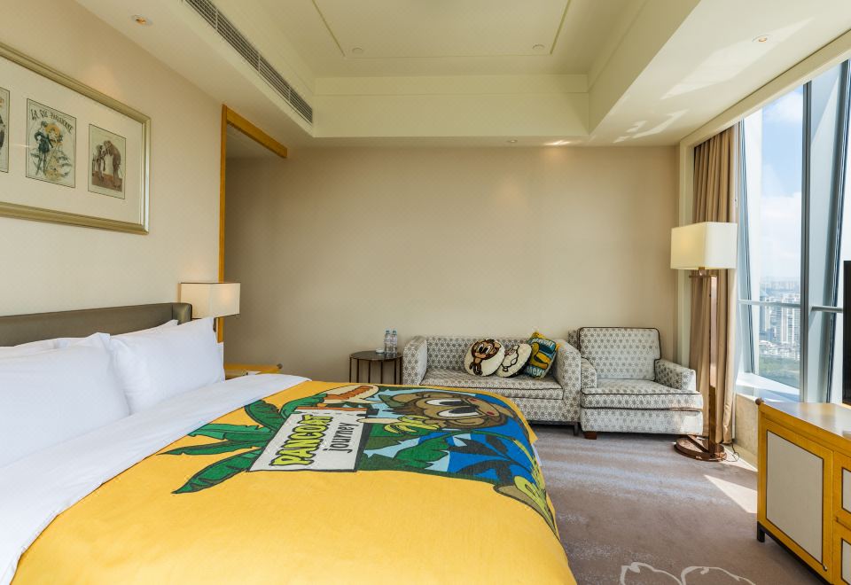 顶呱呱豪华家庭房（城市景观+三床一衞+亲子布置）