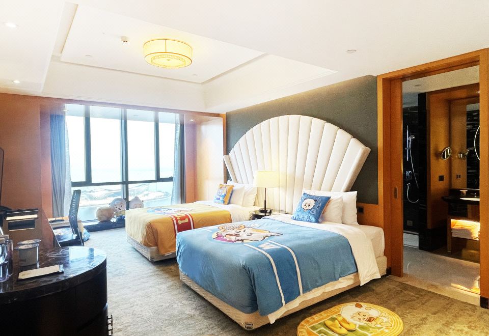 喜羊羊与灰太狼亲子主题至尊海景双床房