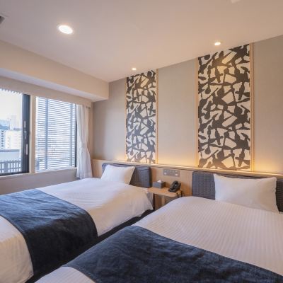 ビューツイン【禁煙】シャワーブースタイプ【眺望有り】 ホテルアベストグランデ京都清水 クーポン