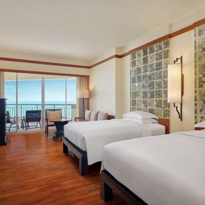 海景經典雙床房 華欣希爾頓温泉度假酒店 （SHA Extra Plus）優惠