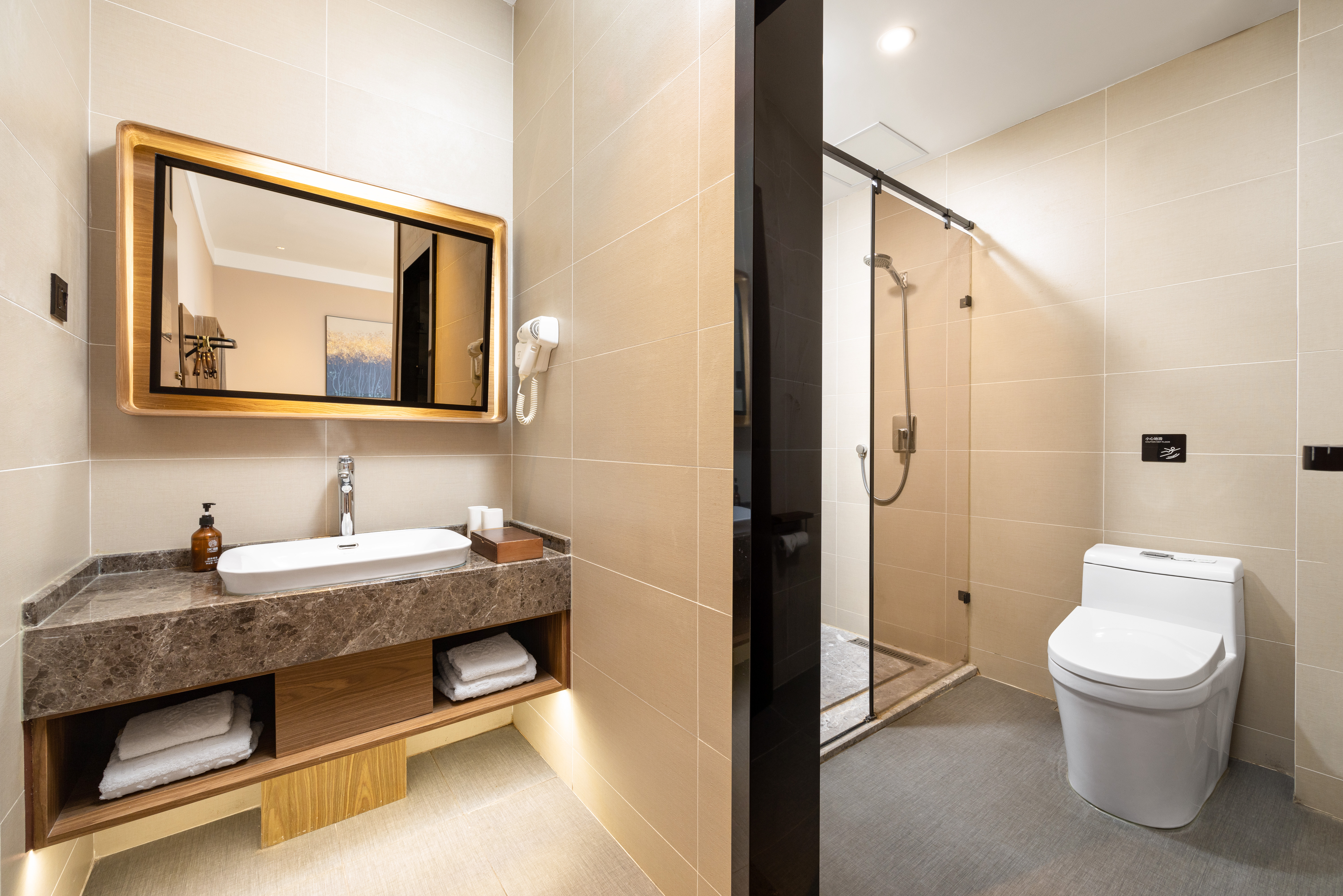 禧韵·舒压轻奢大床房【55寸网络电视+乾湿分离】