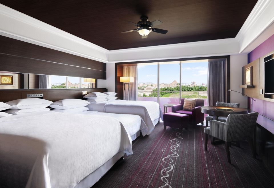Sheraton Grande Tokyo Bay HotelSheraton Club 3 Beds, Club Guest Room, 2 Doubles 1 Twins, Balcony