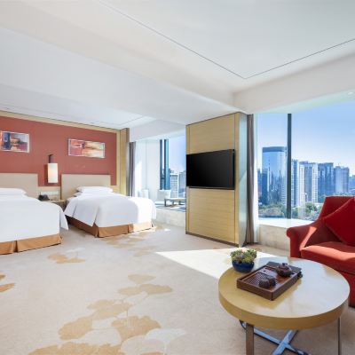 維景城景豪華雙床間 北京維景國際大飯店優惠