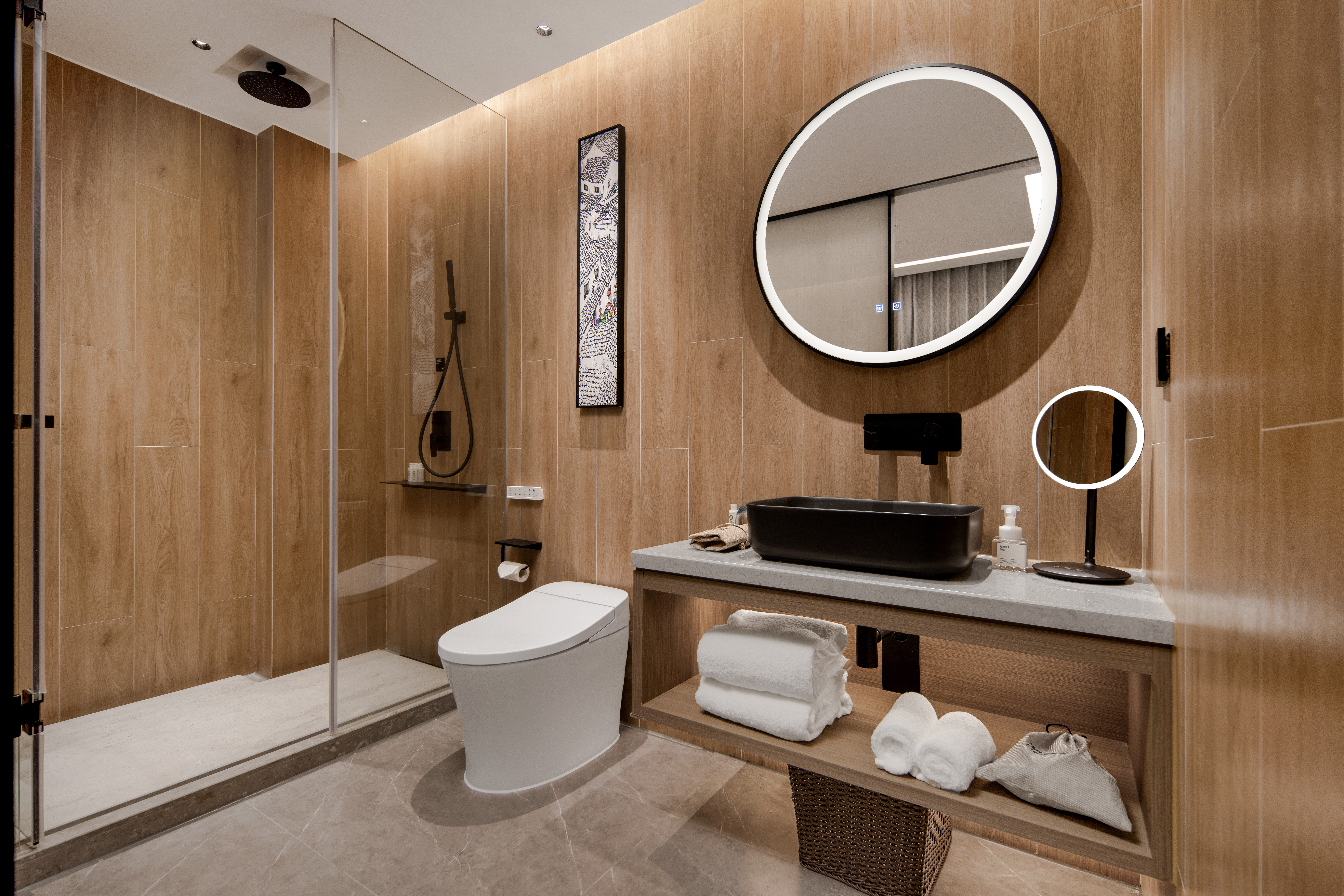 屋檐听雨院景大床房（酣然入梦+mini冰箱）