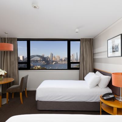 灣景大橋雙床房 悉尼北海景酒店優惠