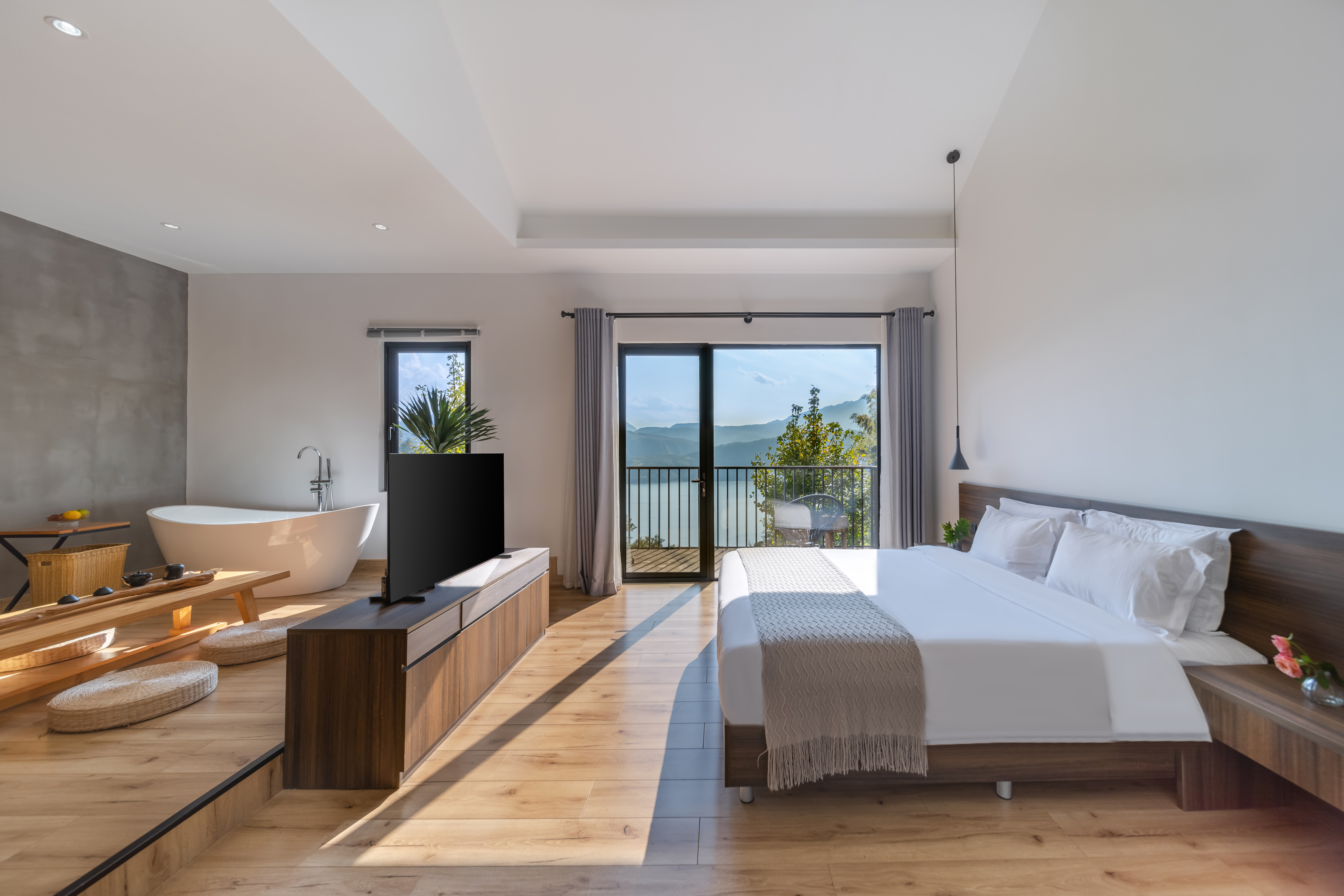 披星湖景大床房（全景落地玻璃+浴缸）