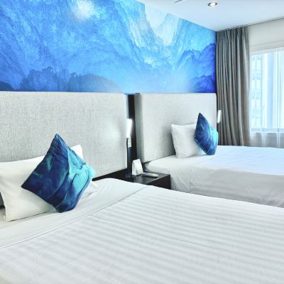 一室房（兩張雙人床） 奧克蘭市飯店 - 霍布森街優惠