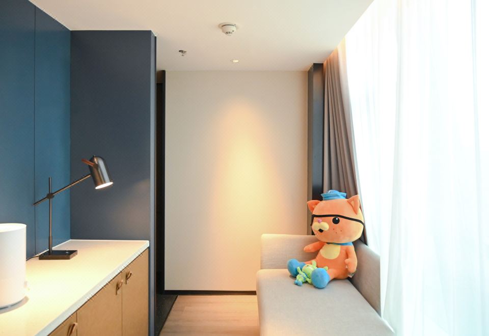 海底小纵队主题亲子房（全景落地窗＋舒达舒睡床品）