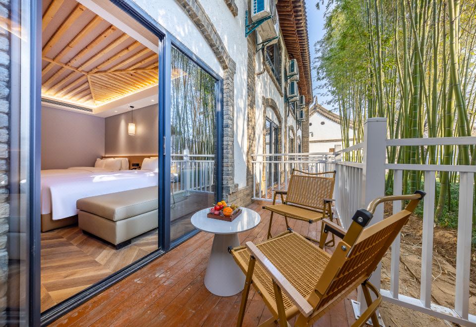 Wan'ao Zuoyouke Hotel, Yuanjia VillageCourtyard Tranquil Double Bed Room (Bamboo Grove Terrace + Smart Home + Latex Mattress + Deep Soak Tub)