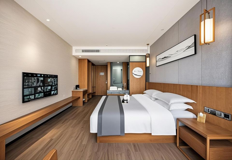 墨岫丨中式复古大床房[负氧离子+天然氧吧+健康睡眠]