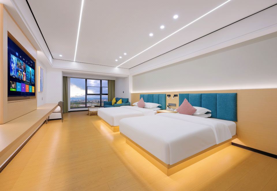 城景轻奢双床房（市井璀璨夜景+定制静眠床品+智能马桶）